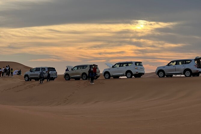 Dubai Desert Safari, Camel Ride, Shisha, Henna, Live BBQ & Shows - Dune Bashing Across the High Ridges