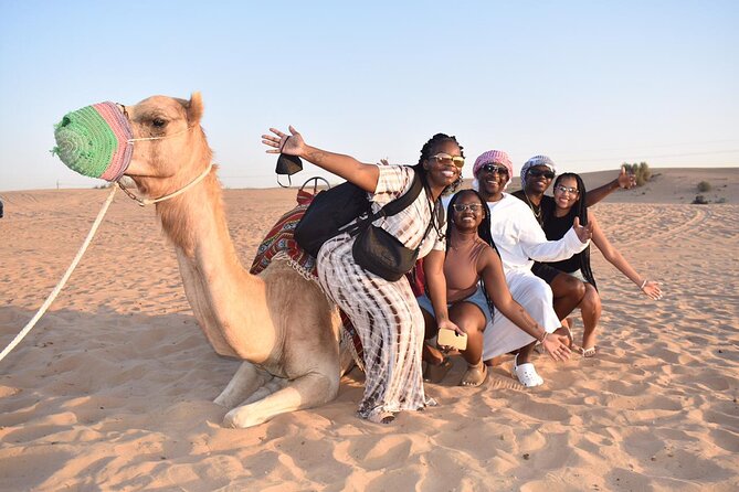 Dubai Desert Safari Dune Bashing, 60min ATV Quad, Camel Ride, BBQ - BBQ dinner and four live performances