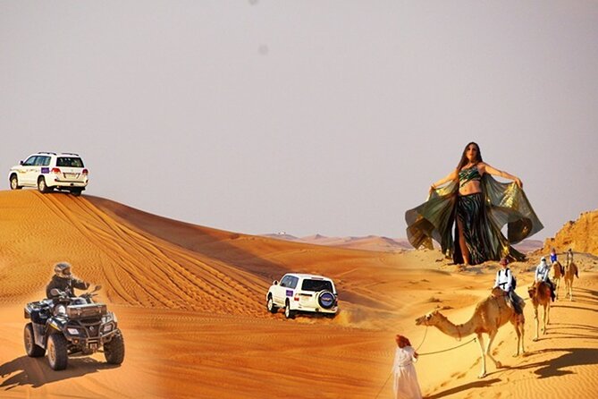 Dubai Desert Safari Dune Bashing, 60min ATV Quad, Camel Ride, BBQ - Clothing, weather, and physical effort