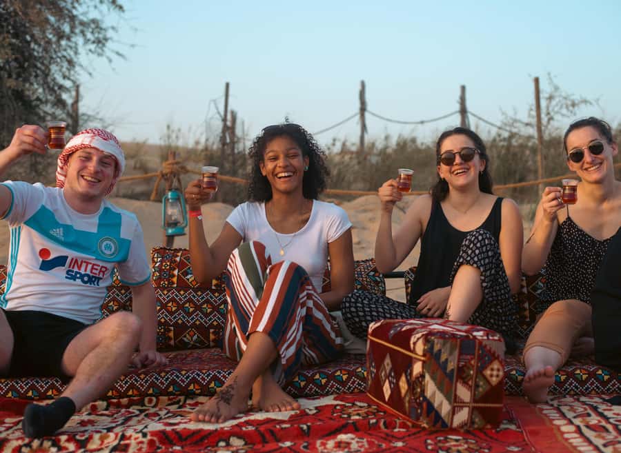 Dubai: Desert Safari, Quad Bike, Camel Ride & Al Khayma Camp - Quad biking in Lahbab