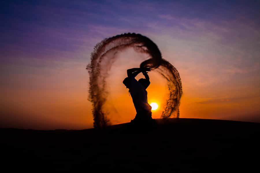 Dubai: Desert Safari, Quad Bike, Camel Ride & Al Khayma Camp - A short camel ride with a useful reality check