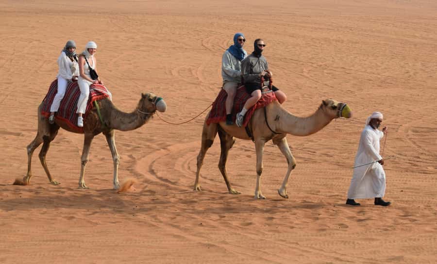 Dubai: Desert Safari, Quad Bike, Camel Ride and Sandboarding - The camel ride: brief, traditional, and photo-friendly
