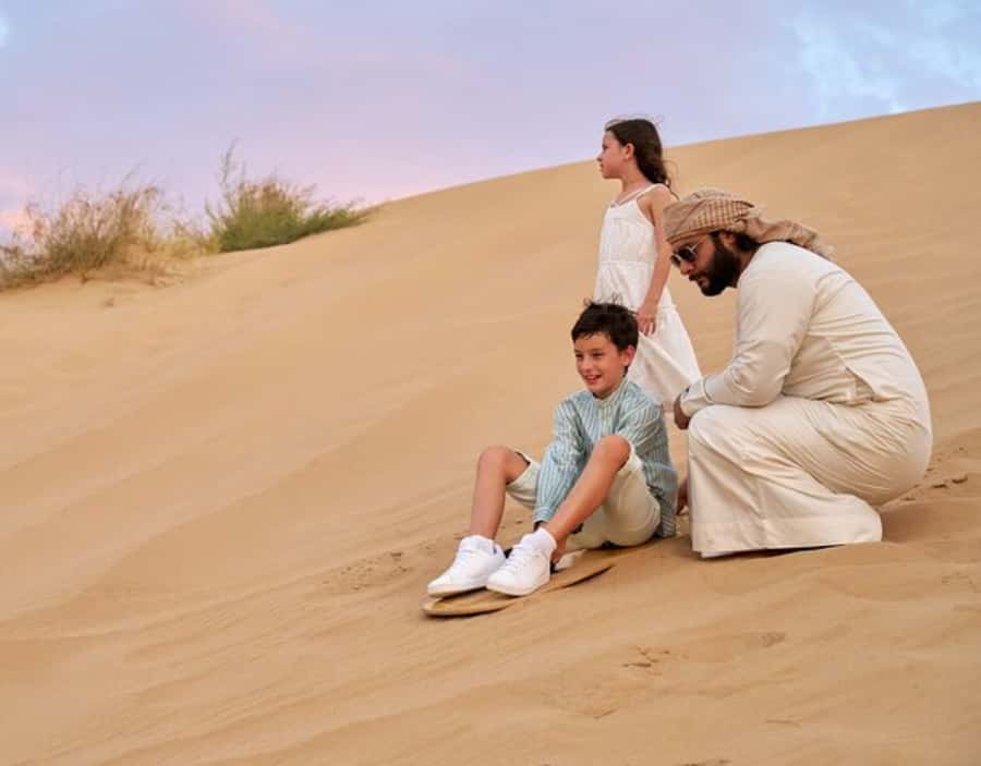 Dubai: Desert Safari, Quad Bike & Premium Camp Experience - Noble Camp, from Luqaimat to camel rides