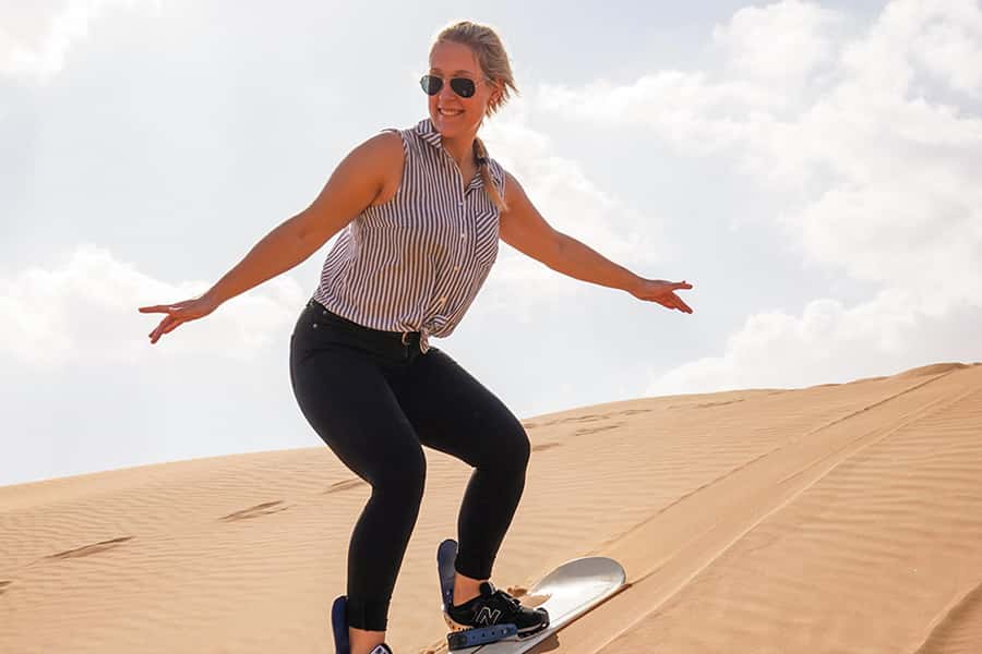 Dubai: Desert Safari, Quad Bike, Sandboarding, Camels & BBQ - How much value do you get for $44?