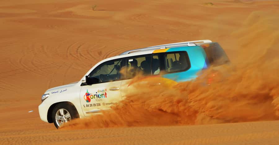 Dubai Desert Safari, Quad Biking, Camel Ride, & Sandboarding - Key points at a glance