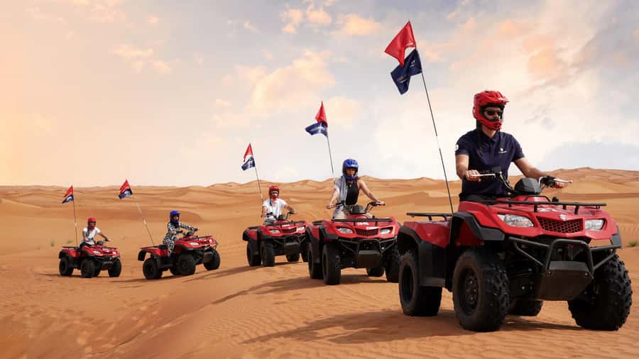 Dubai Desert Safari - Sandboarding, Quad Bike & BBQ Options - Key points at a glance