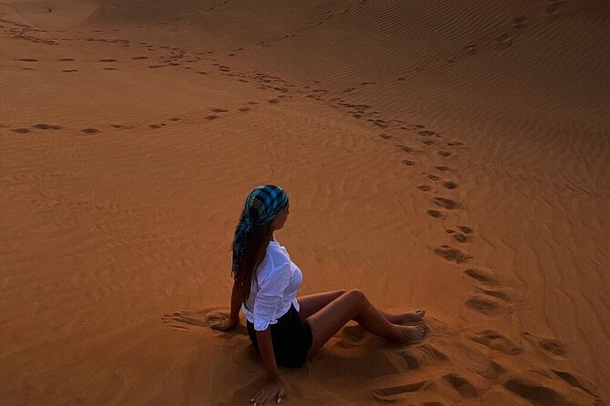 Dubai Desert Safari: Tanoura Show, Dune Bashing and BBQ Dinner - From Dubai hotels to the open desert