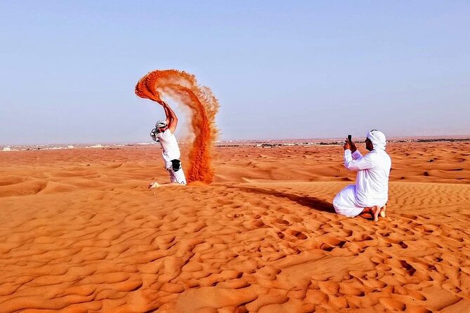 Dubai Desert Safari: Tanoura Show, Dune Bashing and BBQ Dinner - A short camel ride, not a desert trek