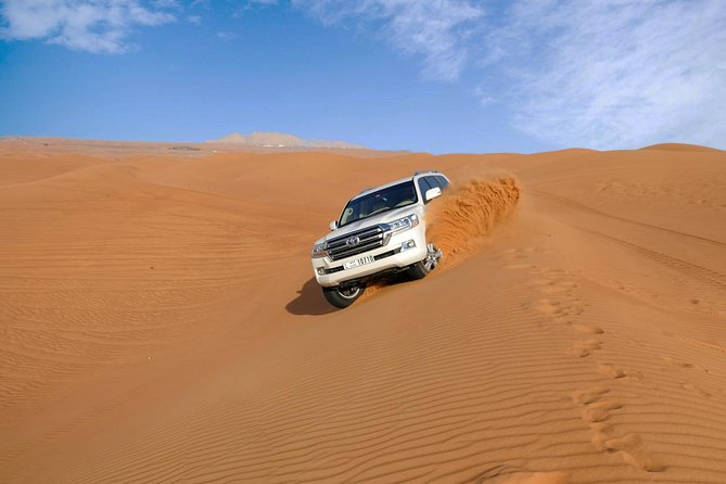 Dubai Desert Safari with Dune Bashing, Camel Rides & BBQ - Barbecue dinner under the night sky