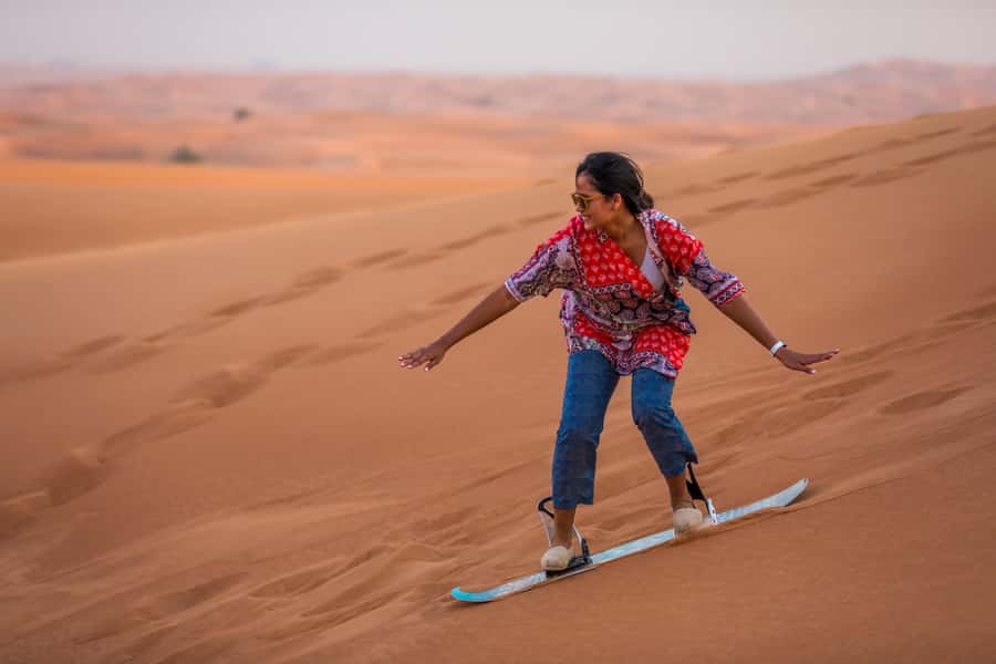 Dubai: Dune Buggy Desert Safari, Camel Ride & Sandboarding - What the six-hour camp adds