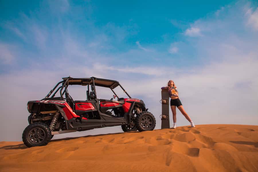 Dubai: Dune Buggy Desert Safari, Camel Ride & Sandboarding - Who should choose this desert safari?