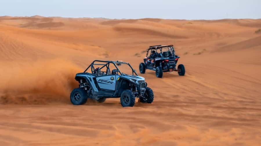 Dubai: Dune Buggy Safari and Camel Ride with Transportation - Base camp comforts before and after the drive