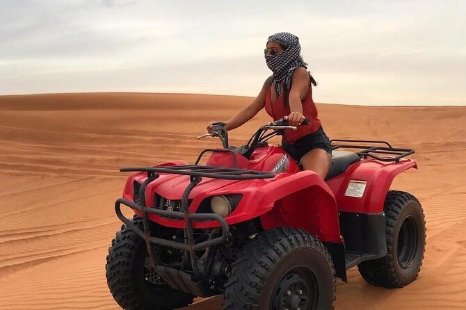 Dubai Dunes Safari With Quad Bike, Camel Ride, BBQ Dinner & Live Shows - How much value do you get for $74.33?