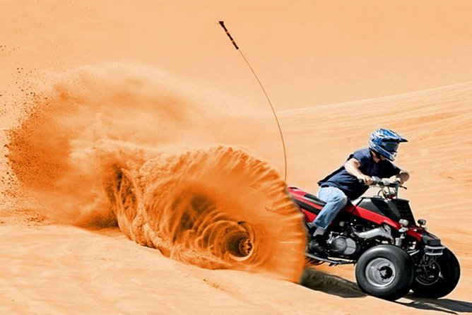 Dubai Evening 4x4 Desert Safari ATV Bike ,Camel Ride , BBQ Dinner - A 3 p.m. Start That Builds Toward Sunset
