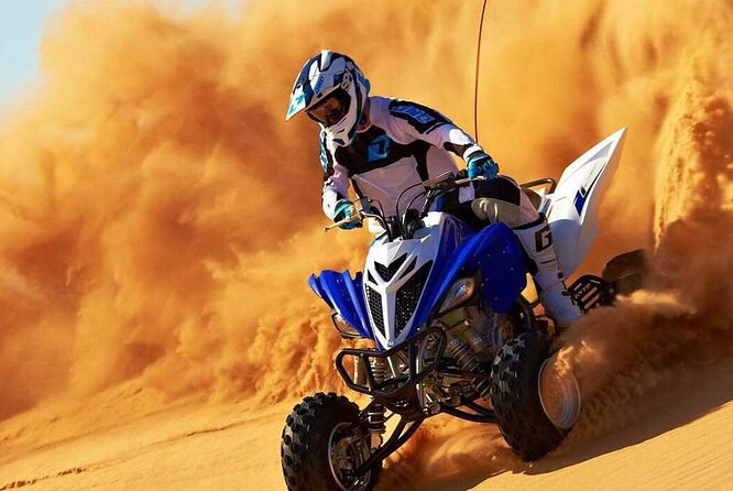 Dubai Evening 4x4 Desert Safari ATV Bike ,Camel Ride , BBQ Dinner - The 30-Minute Quad Bike Ride