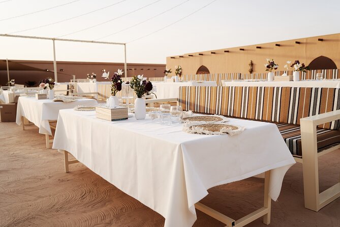 Dubai Evening Desert Safari BBQ Dinner & Transfer to Noble Camp - What the $79.82 price includes