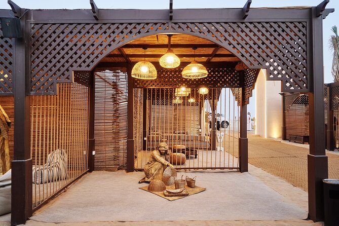 Dubai Evening Desert Safari BBQ Dinner & Transfer to Noble Camp - Noble Camp’s welcome, camel ride, and henna
