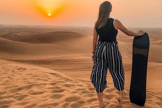 Dubai Evening Desert Safari With BBQ Dinner at Arabian Heritage - A short camel ride with sunset views
