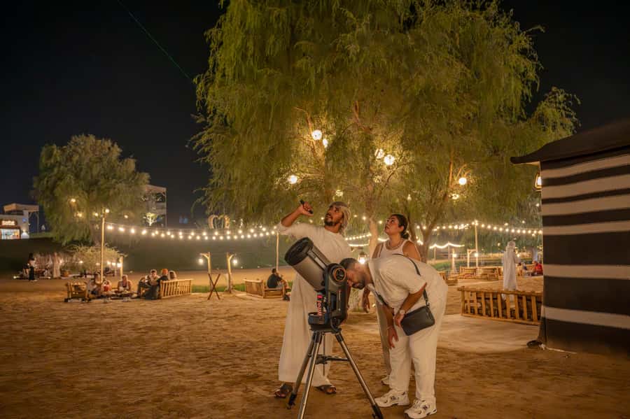 Dubai: Evening Desert Safari with Camel Ride & Stargazing - Red dunes, sunset, and the first wildlife sightings