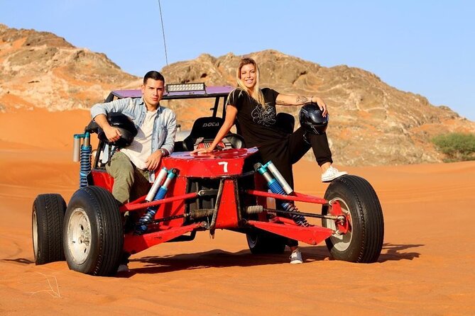 Dubai Evening Desert Safari With Transfers Dune Bashing & Dinner - Quad bikes and dune buggies cost extra