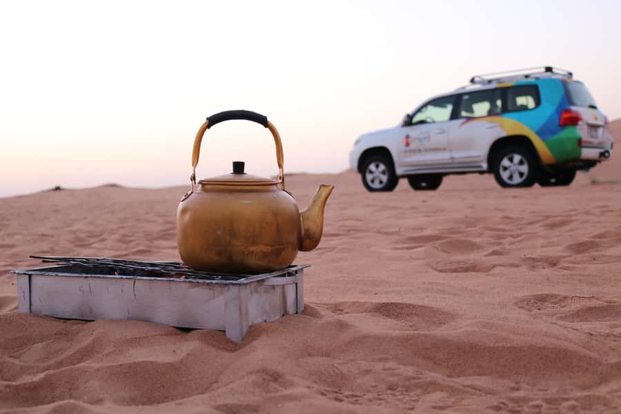 Dubai: Morning Desert Safari with Camel Ride & Sandboarding - Sandboarding for a quick burst of fun