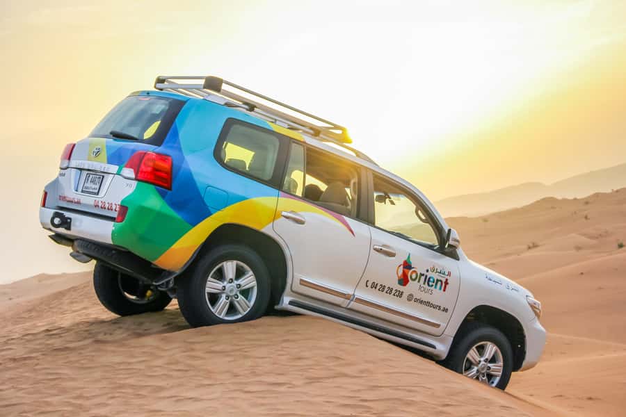 Dubai: Morning Desert Safari with Camel Ride & Sandboarding - A five-minute camel ride at the campsite