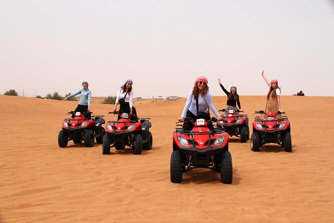 Dubai Morning Desert Safari with Quad Biking & More Activities - Red dunes and the 4x4 ride