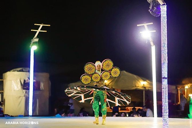 Dubai Premium Desert Safari with Live shows & Gourmet Dinner - Belly dance, Tanura, and fire after dinner