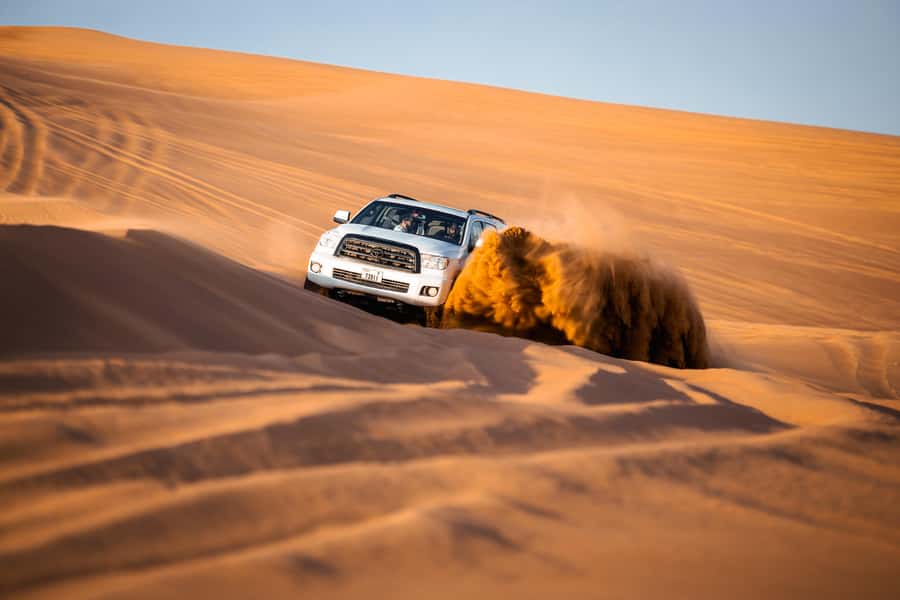 Dubai: Premium Red Dune Safari with Sandboarding & BBQ - The 40-minute Lahbab dune ride