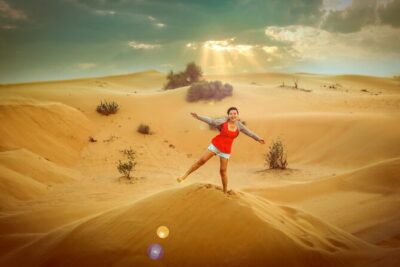 Dubai Premium Red Dunes Safari, Camels & 5* BBQ at Al Khayma camp
