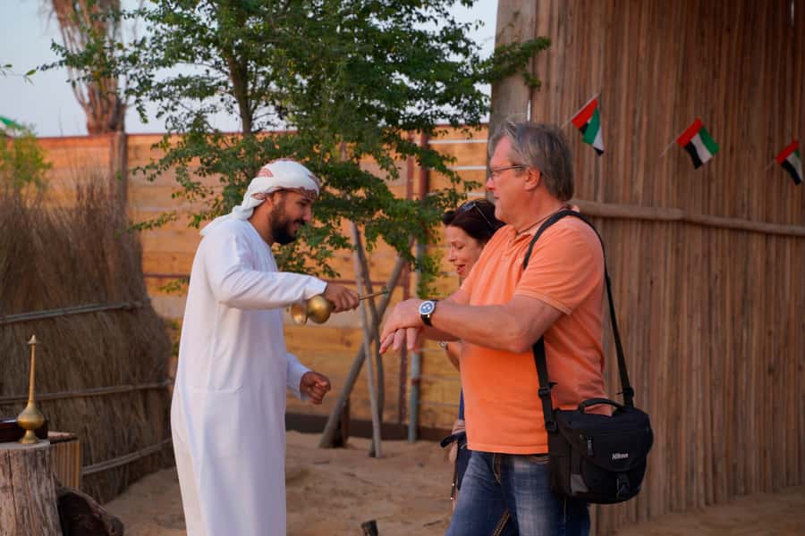 Dubai: Premium Safari, Camel Ride & Al Khayma Camp 3-Buffets - Three buffets, live bread, and lamb madfoun