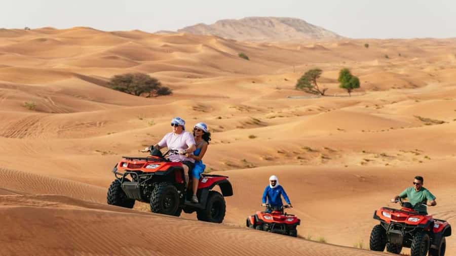 Dubai: Quad & ATV Bike, Red Dune Desert and Safari Adventure - The red-dune ride is the main event