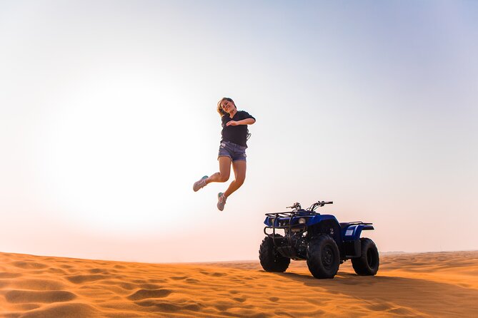 Dubai Red Dunes Desert Safari, Quad Bike, Camels at Al Khayma - Quad biking on the open sand