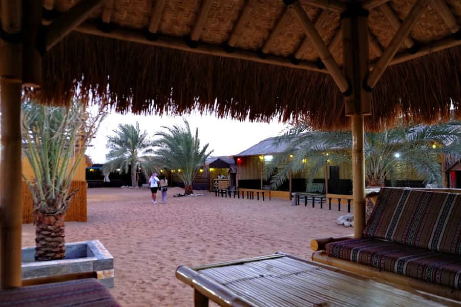 Dubai: Safari, Quad Bike, Camel Ride, and Buffet Dinner - The evening camp and its Arabian touches