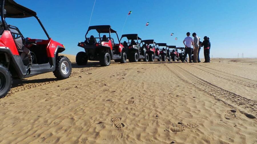 Dubai: Self-Drive Dune Buggy Safari with Pickup and Drop-Off - Safety gear and getting comfortable behind the wheel