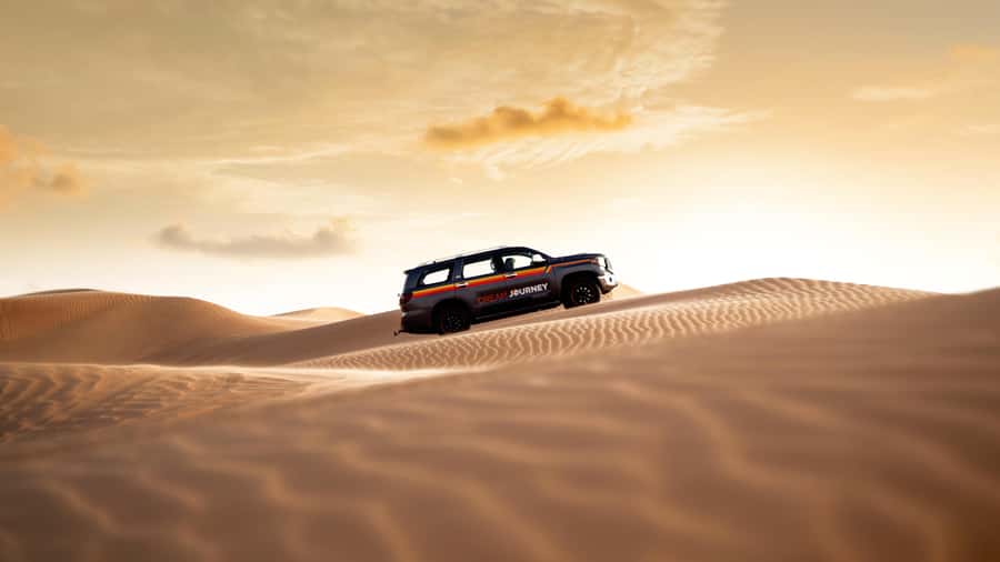 Dubai Waves & Dunes: Luxury Yacht Cruise w/ Red Dunes Safari - Sandboarding Without a Learning Curve