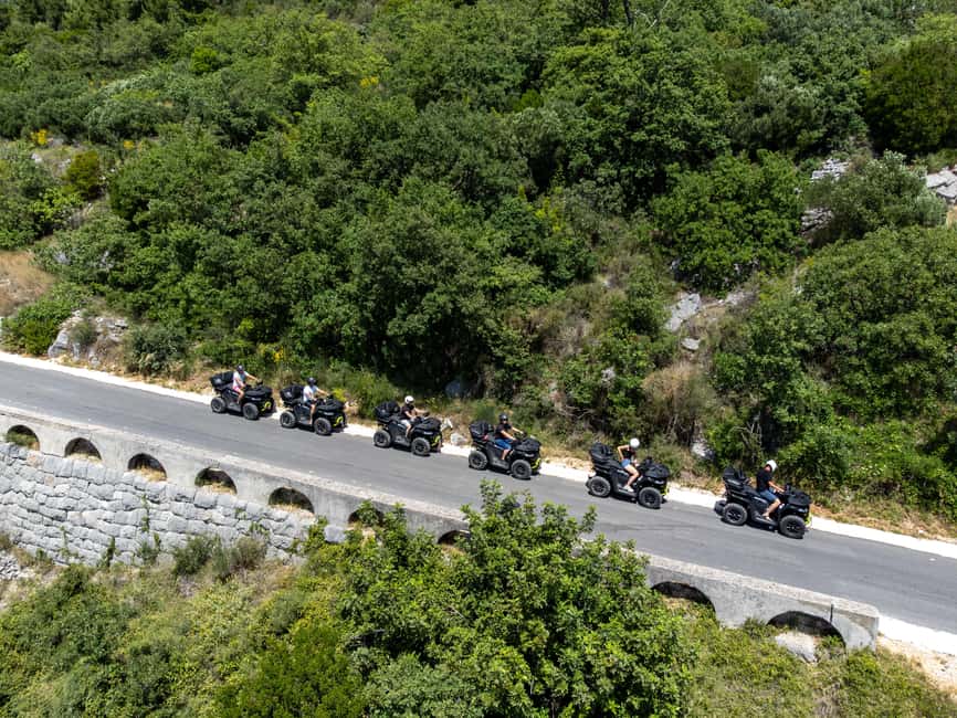 Dubrovnik: 2 Hour Countryside ATV/Quad Safari with pickup - Olive groves and Gromača bring you into rural Dalmatia