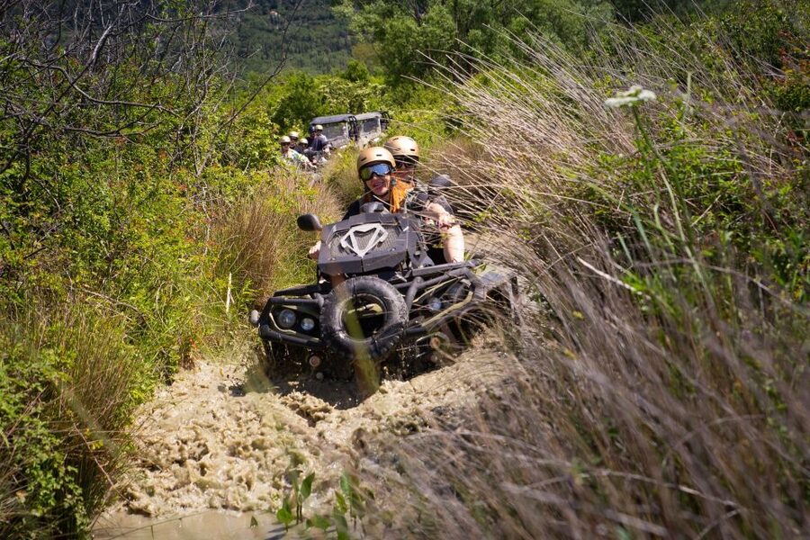 Dubrovnik: Kojan Koral ATV Quad Safari with transport - The second ride reaches rock and coastal views