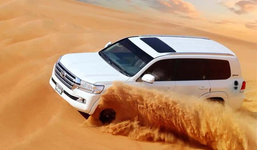 Dune Bashing &Beyond The Ultimate Desert Safari From Doha - Sealine Beach and the change from sand to sea