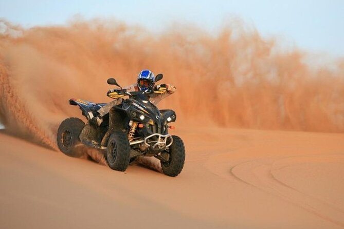 DuneBashing, CamelRide & ATV Bike Desert Safari Experince in Doha - Tire deflation before the main dune run