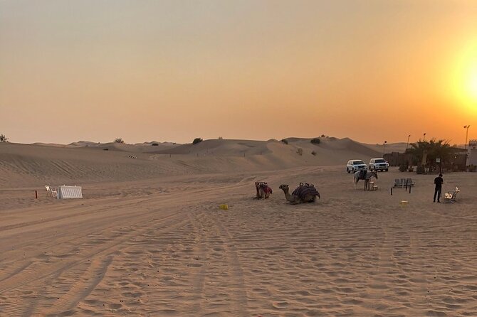 Exhilarating Desert Safari, Including BBQ Dinner from Dubai - Arriving at the Bedouin-style camp