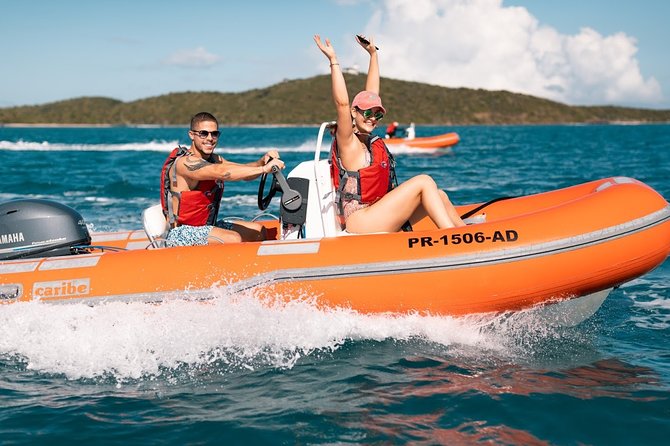 Fajardo Mini Boat Snorkel Safari - Reaching Icacos after the 30-minute cruise