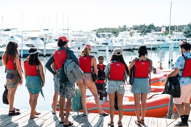 Fajardo Mini Boat Snorkel Safari - The part people remember: piloting across open water