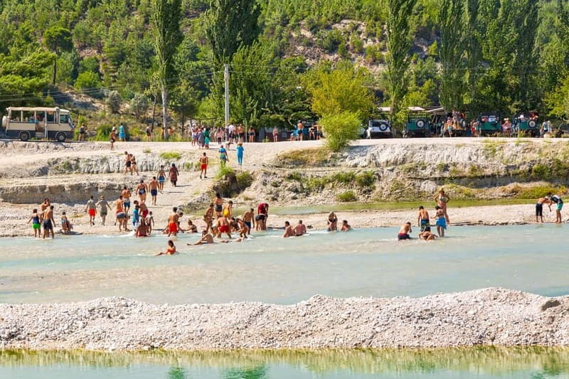 Fethiye: Jeep Safari to Tlos, Yakapark, Saklikent with Lunch - The mud bath is basic but entertaining