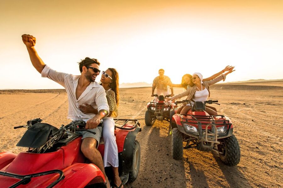 From Agadir or Taghazout: Quad Biking Safari Desert Trip - Learning the quad controls before the ride