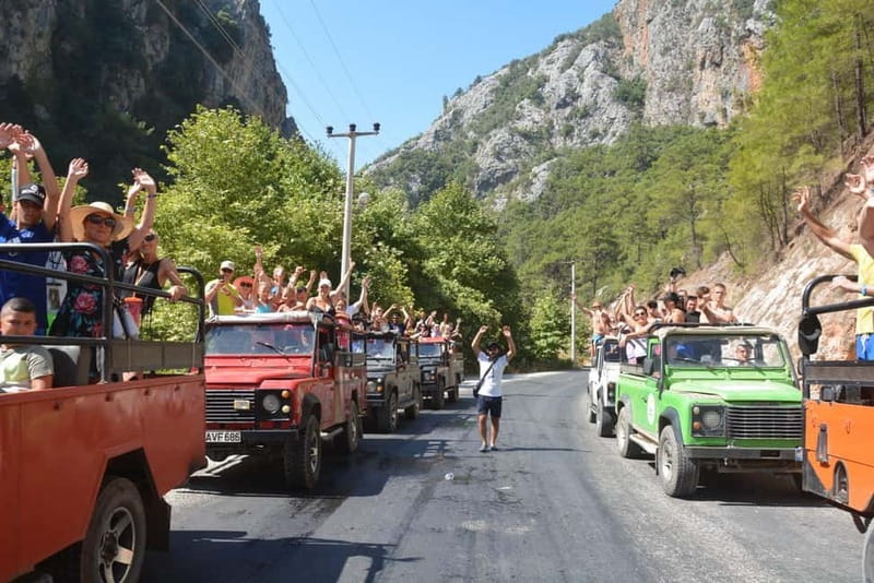 From Alanya: Jeep Safari with Lunch, Dim River & Cave - At a glance