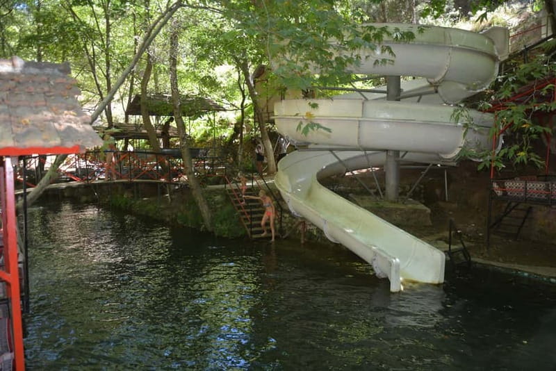 From Alanya: Jeep Safari with Lunch, Dim River & Cave - The open Land Rover ride and the view from Cikcilli