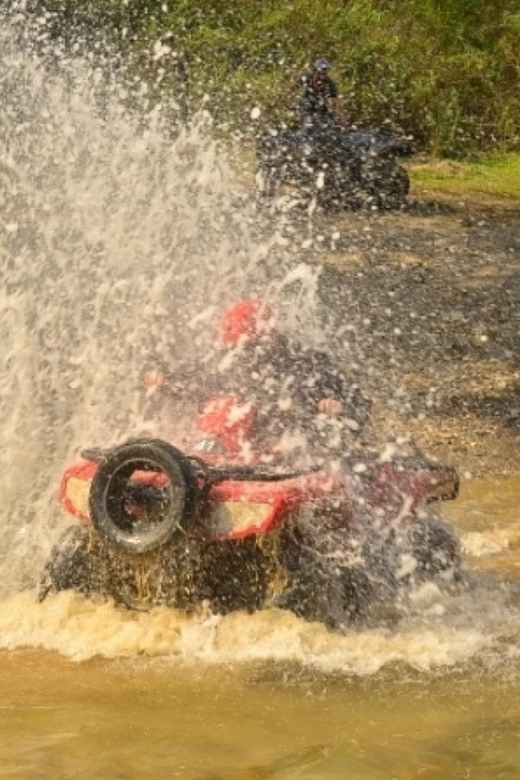 From Belek, Antalya Thrilling Quad Safari Adventure - The swimming break brings welcome relief