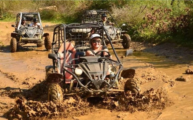 From Belek & City of Side Quad or Buggy Safari With Transfer - Getting ready at the start point