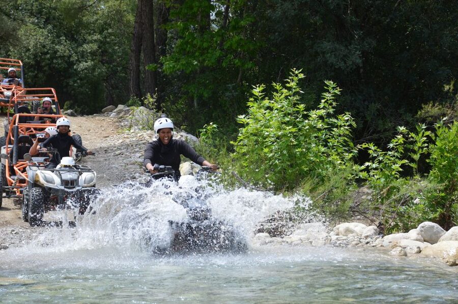 From Belek: Fully Combo Zipline, Quad Safari, Rafting, Lunch - Lunch beside the river